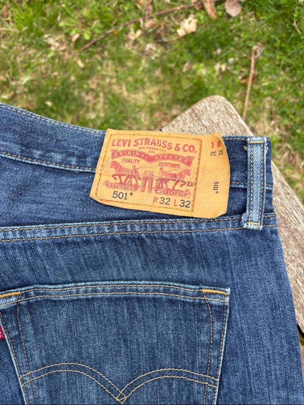 Levi's Men's Dark Blue Straight Jeans